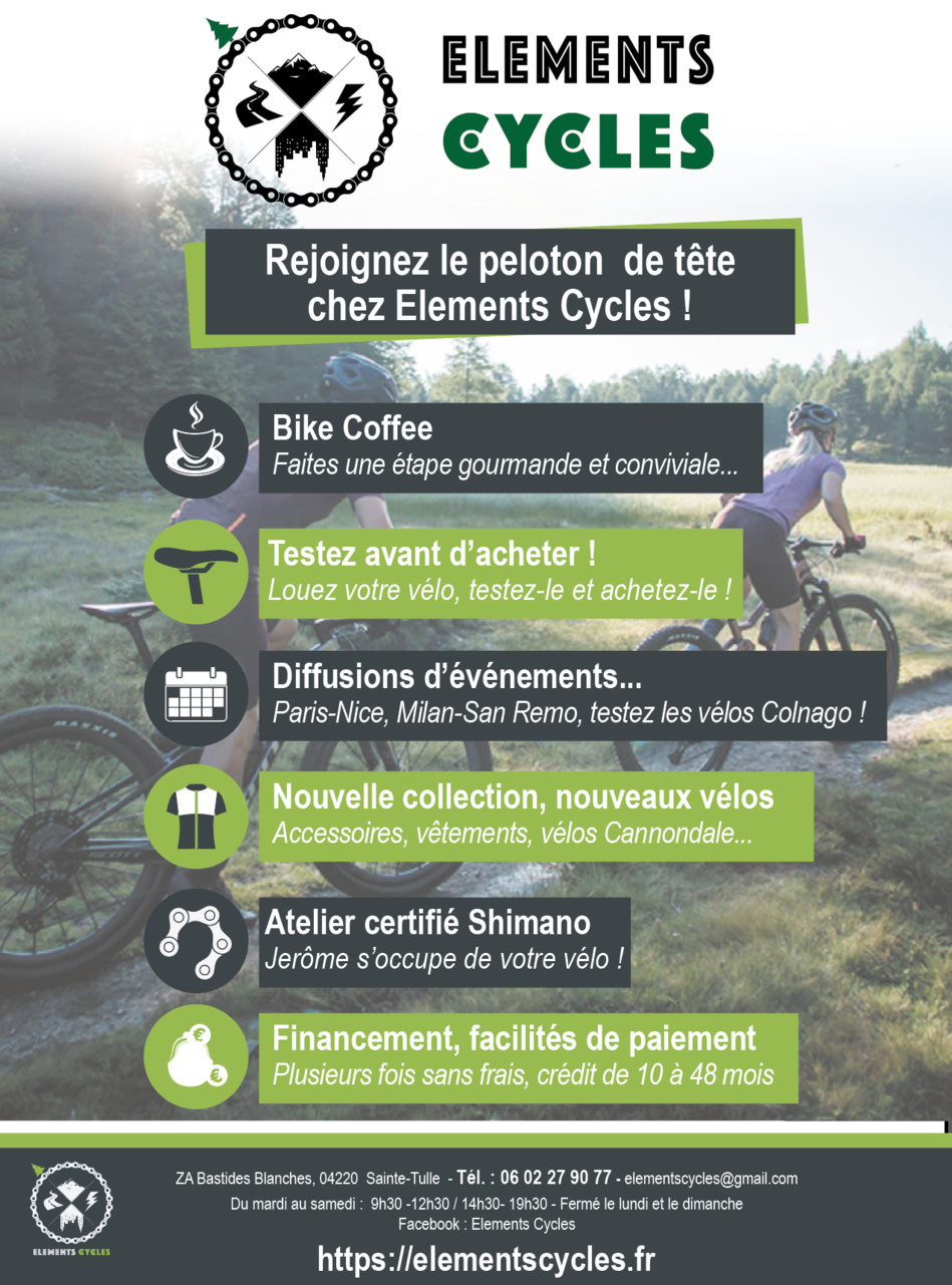 ÉLÉMENTS CYCLES : LE QG DES CYCLISTES PRÉPARE LES BEAUX JOURS...