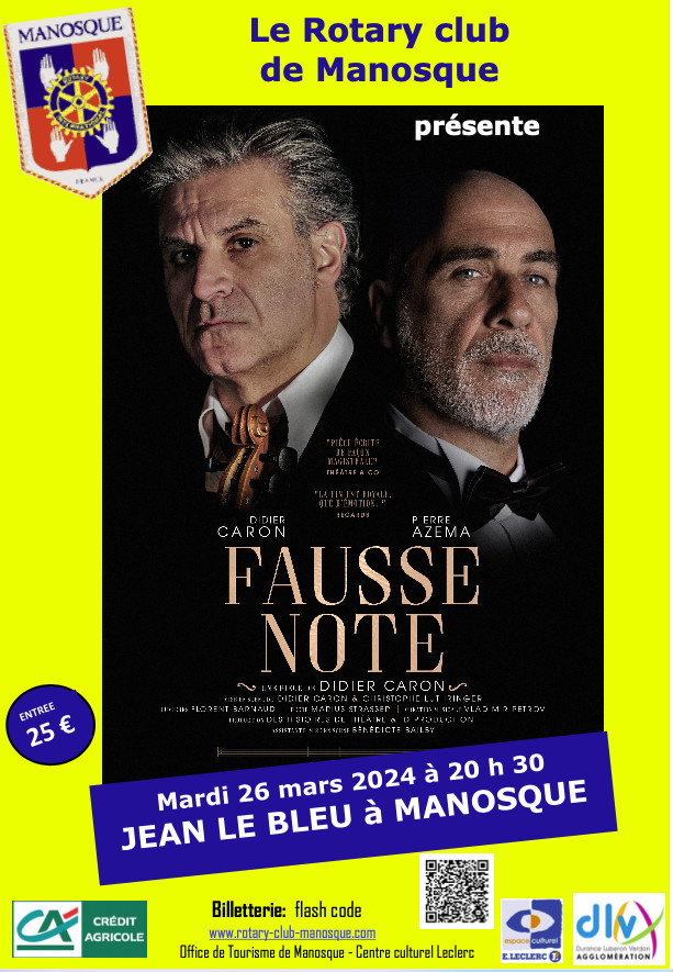 "Fausse note" une pièce de théâtre en faveur de la recherche contre la mucoviscidose