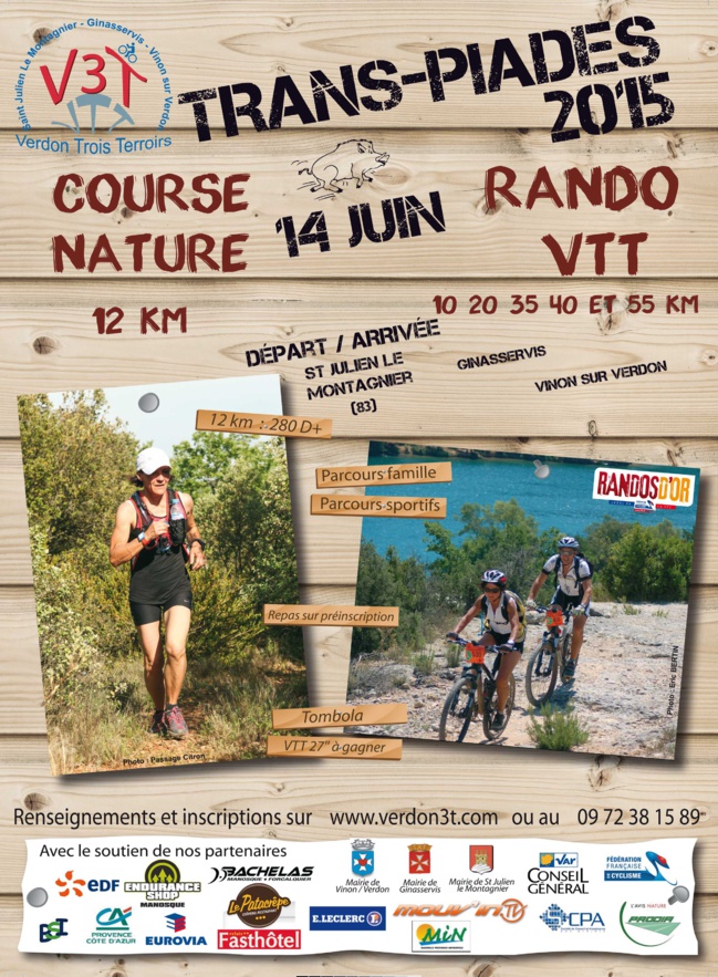 Les Trans-Piades au départ de Saint-Julien-le-Montagnier Les Trans-Piades au départ de Saint-Julien-le-Montagnier