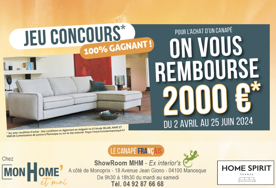 C’est le moment de changer votre canapé ! avec MHM C’est le moment de changer votre canapé ! avec MHM