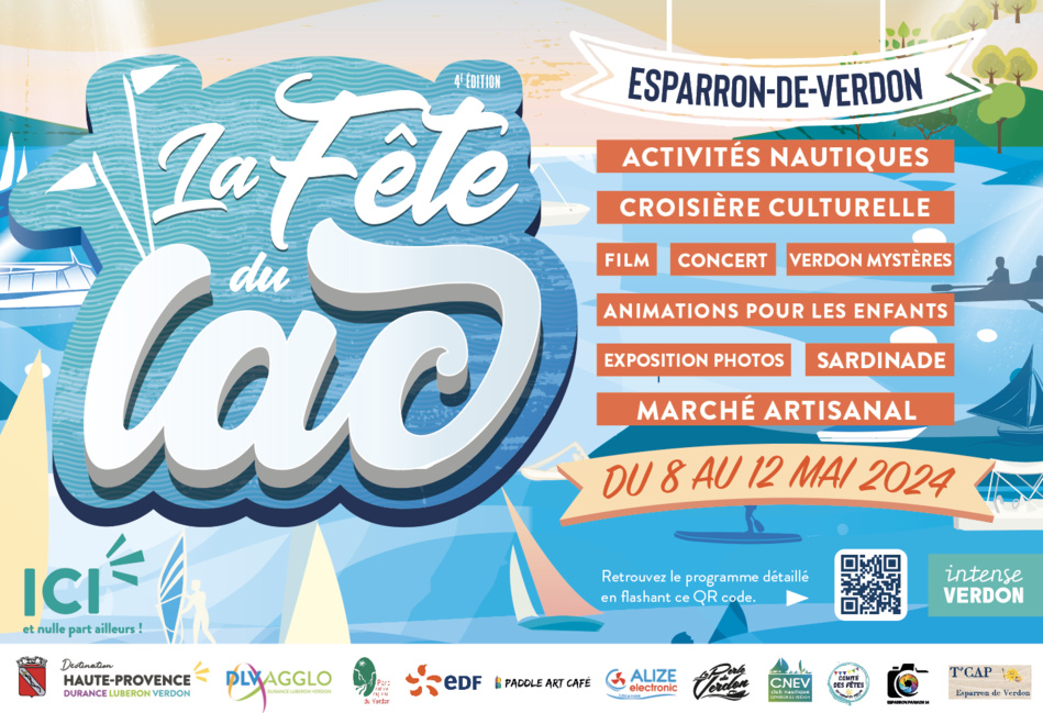 DU 8 AU 12 MAI 2024,  le lac d'Esparron est en fête ! DU 8 AU 12 MAI 2024,  le lac d'Esparron est en fête !