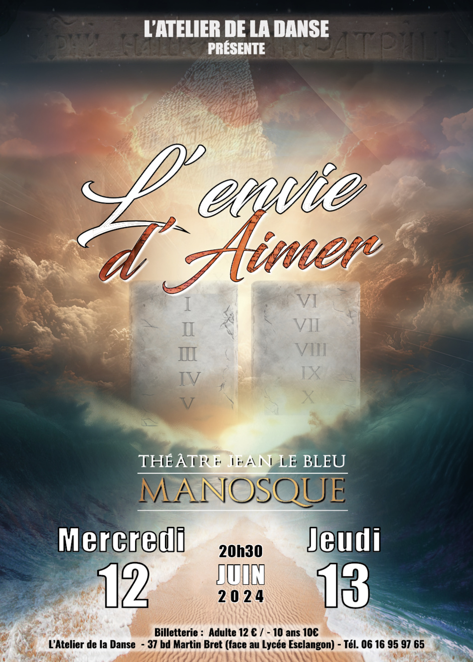 «L’envie d’aimer» : nouveau spectacle évènement  de l’atelier de la danse