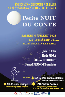 petite nuit du conte 2è  édition le 6 juillet  à St Martin-Les-Eaux. petite nuit du conte 2è  édition le 6 juillet  à St Martin-Les-Eaux.