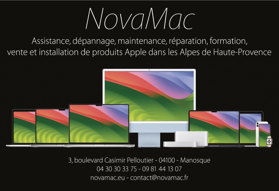 NovaMac spécialiste APPLE à Manosque... NovaMac spécialiste APPLE à Manosque...