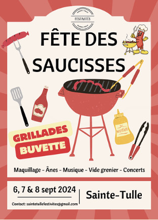 Fête Des Saucisses du 6 au 8 septembre à Sainte-Tulle Fête Des Saucisses du 6 au 8 septembre à Sainte-Tulle