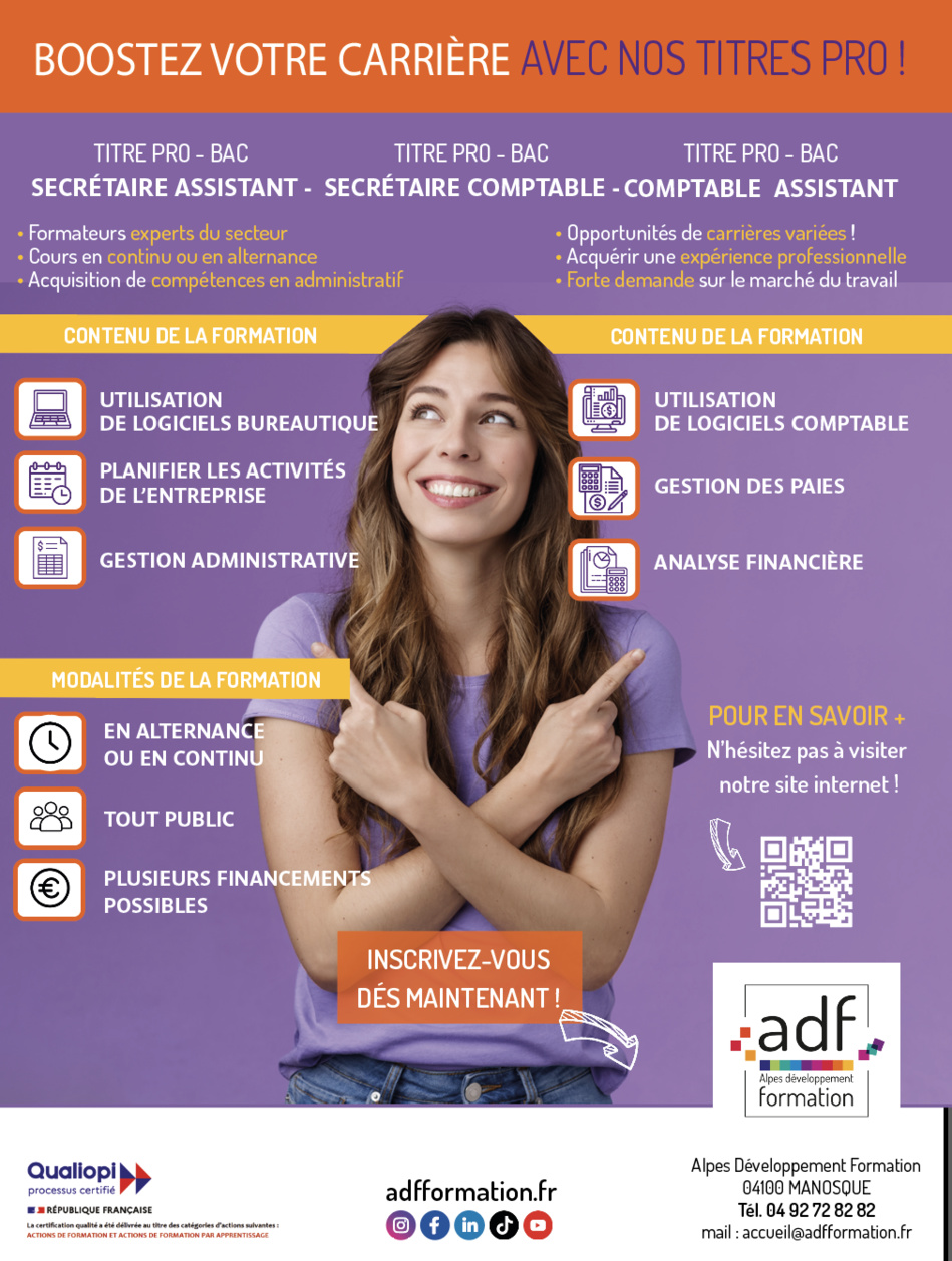 L’apprentissage, chez ADF : La Clé de Votre Succès Professionnel ! accompagnement, suivi, bienveillance... L’apprentissage, chez ADF : La Clé de Votre Succès Professionnel ! accompagnement, suivi, bienveillance...