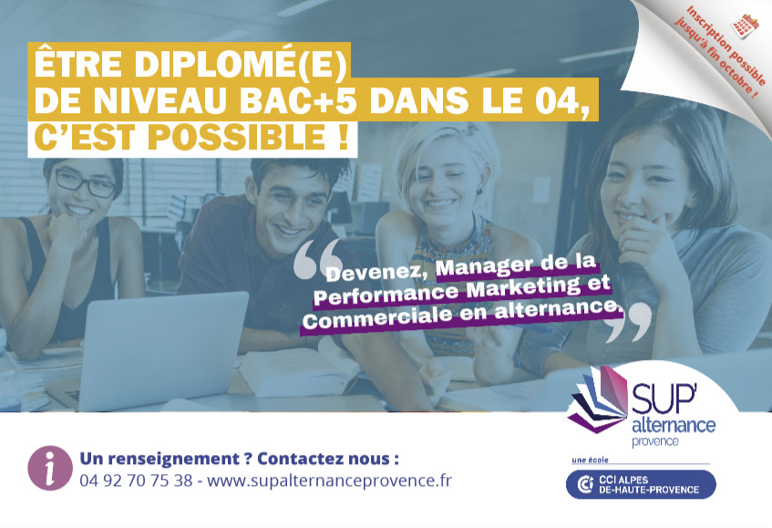 Effectuer un parcours du Bac+2 au Bac+5 à Manosque, c’est désormais possible ! Effectuer un parcours du Bac+2 au Bac+5 à Manosque, c’est désormais possible !