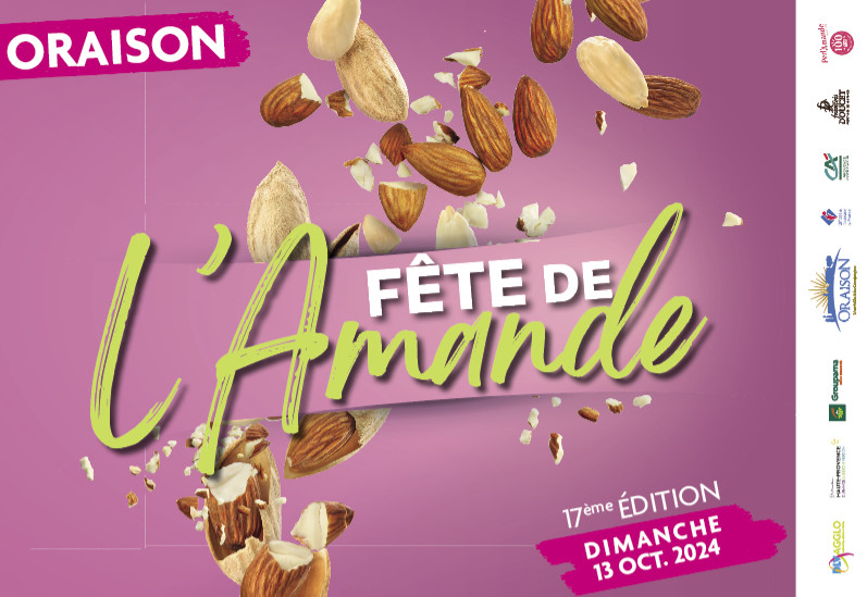 DIMANCHE 13 OCTOBRE L’AMANDE REVIENT FAIRE  LA FÊTE A ORAISON ! DIMANCHE 13 OCTOBRE L’AMANDE REVIENT FAIRE  LA FÊTE A ORAISON !