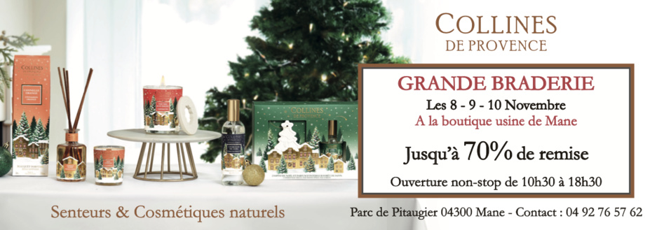 Des senteurs d’exception,  un savoir-faire authentique : Collines de Provence !