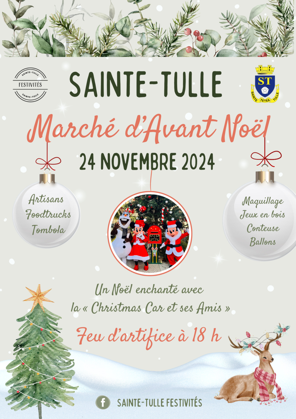 Marché d’avant noël le dimanche 24 novembre à Sainte-Tulle Marché d’avant noël le dimanche 24 novembre à Sainte-Tulle