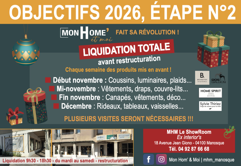 OBJECTIFS 2026 ETAPE N°2 Mhm, Mon Home & moi (ex Interior’s) OBJECTIFS 2026 ETAPE N°2 Mhm, Mon Home & moi (ex Interior’s)