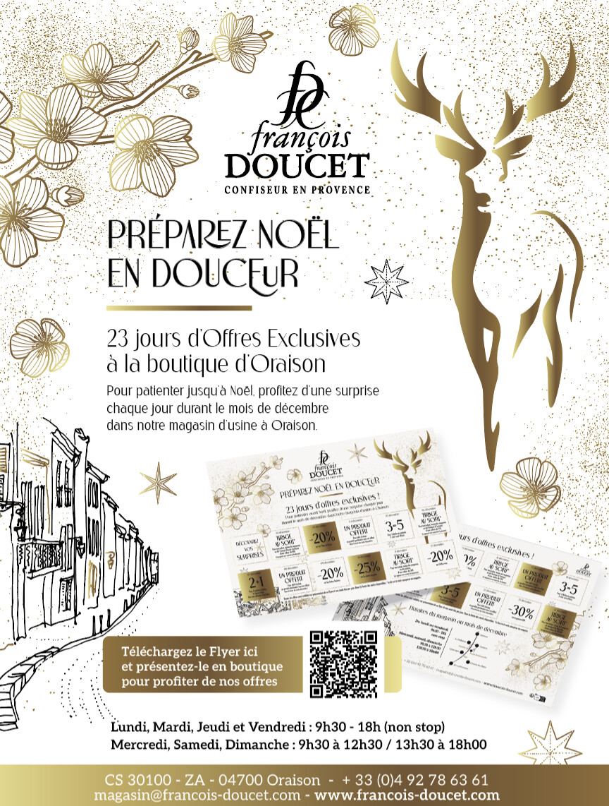 Un Noël gourmand avec François Doucet Confiseur Un Noël gourmand avec François Doucet Confiseur