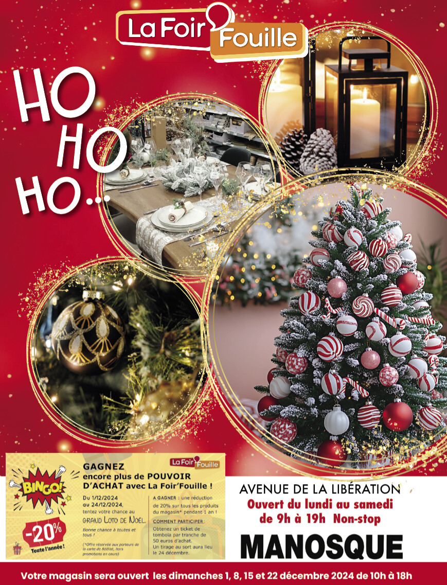 Plongez dans la magie de Noël avec La Foir’fouille ! Plongez dans la magie de Noël avec La Foir’fouille !