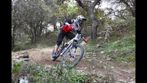 Valentin Brulas, champion de VTT