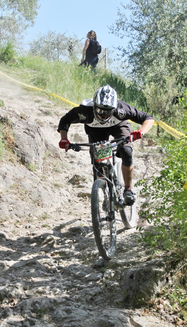 Valentin Brulas, champion de VTT