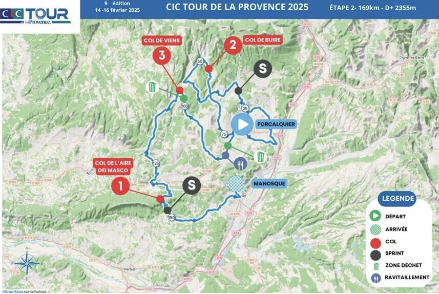 Étape Forcalquier-Manosque du Tour de la Provence 2025 Étape Forcalquier-Manosque du Tour de la Provence 2025