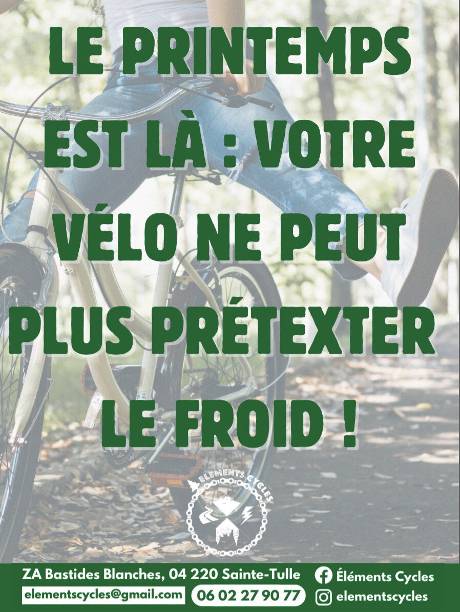 Les vttae ont le vent en poupe chez Éléments Cycles ! Les vttae ont le vent en poupe chez Éléments Cycles !
