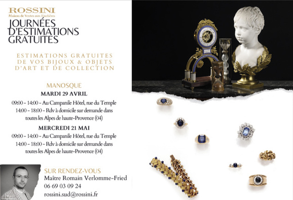 La maison Rossini estime gratuitement vos objets, bijoux, collection... La maison Rossini estime gratuitement vos objets, bijoux, collection...
