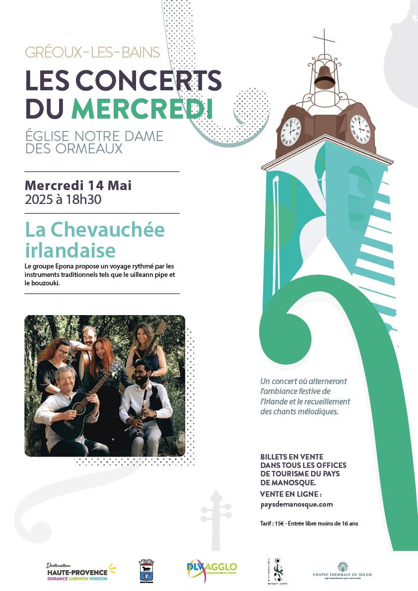 musique traditionnelle irlandaise pour les concerts du mercredi