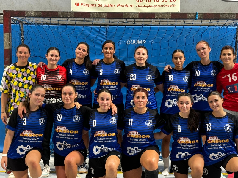 Les féminines de l’EP  Manosque Handball
