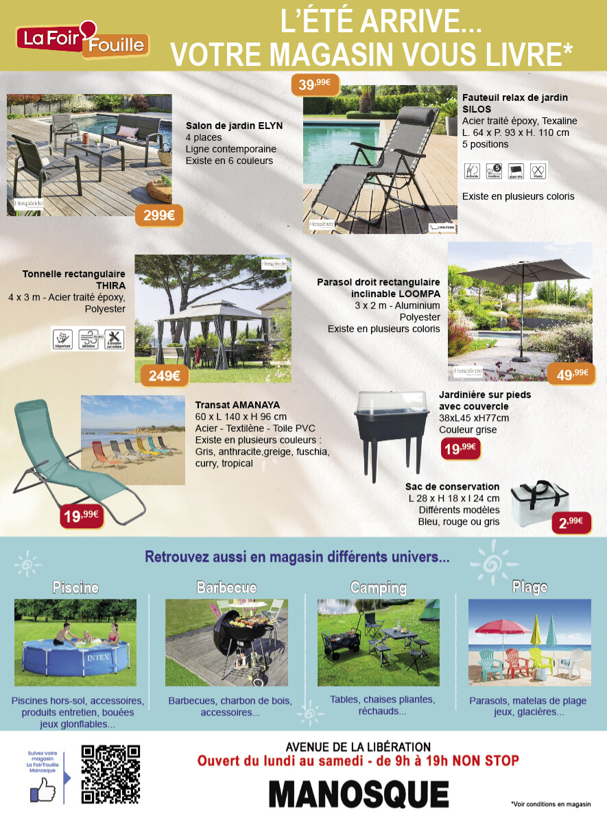 Les bonnes idées s'invitent dans votre magasin la Foir' Fouille Manosque ! Les bonnes idées s'invitent dans votre magasin la Foir' Fouille Manosque !