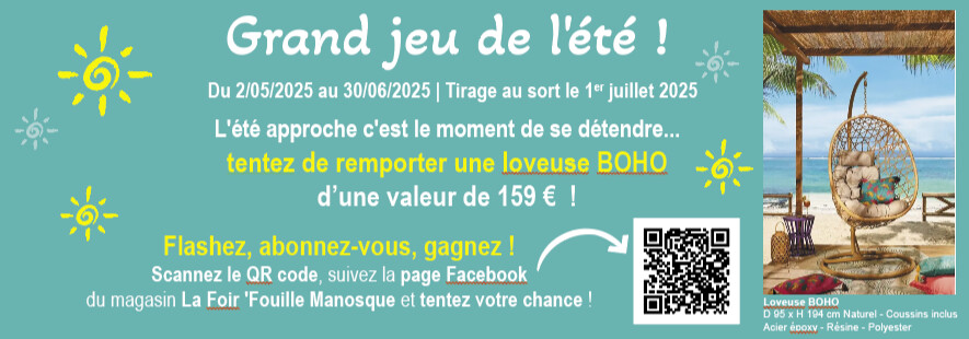 Les bonnes idées s'invitent dans votre magasin la Foir' Fouille Manosque ! Les bonnes idées s'invitent dans votre magasin la Foir' Fouille Manosque !