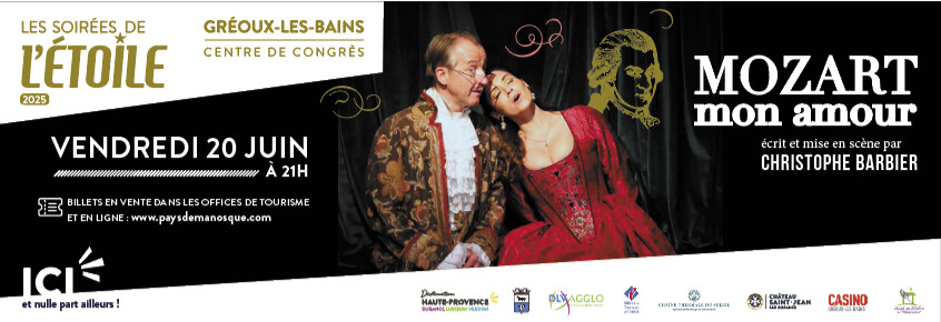Soirées De L'Étoile : «Mozart mon amour» le 20 juin avant la trève estivale Soirées De L'Étoile : «Mozart mon amour» le 20 juin avant la trève estivale