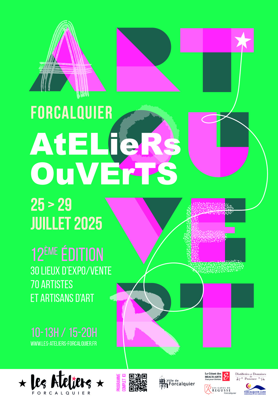 Les Ateliers Ouverts 2025 : une immersion artistique  à Forcalquier