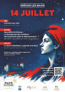 LA SAISON ESTIVALE S'ANNONCE FESTIVE À GRÉOUX-LES-BAINS ! NOTEZ LES RENDEZ-VOUS  À NE PAS MANQUER...