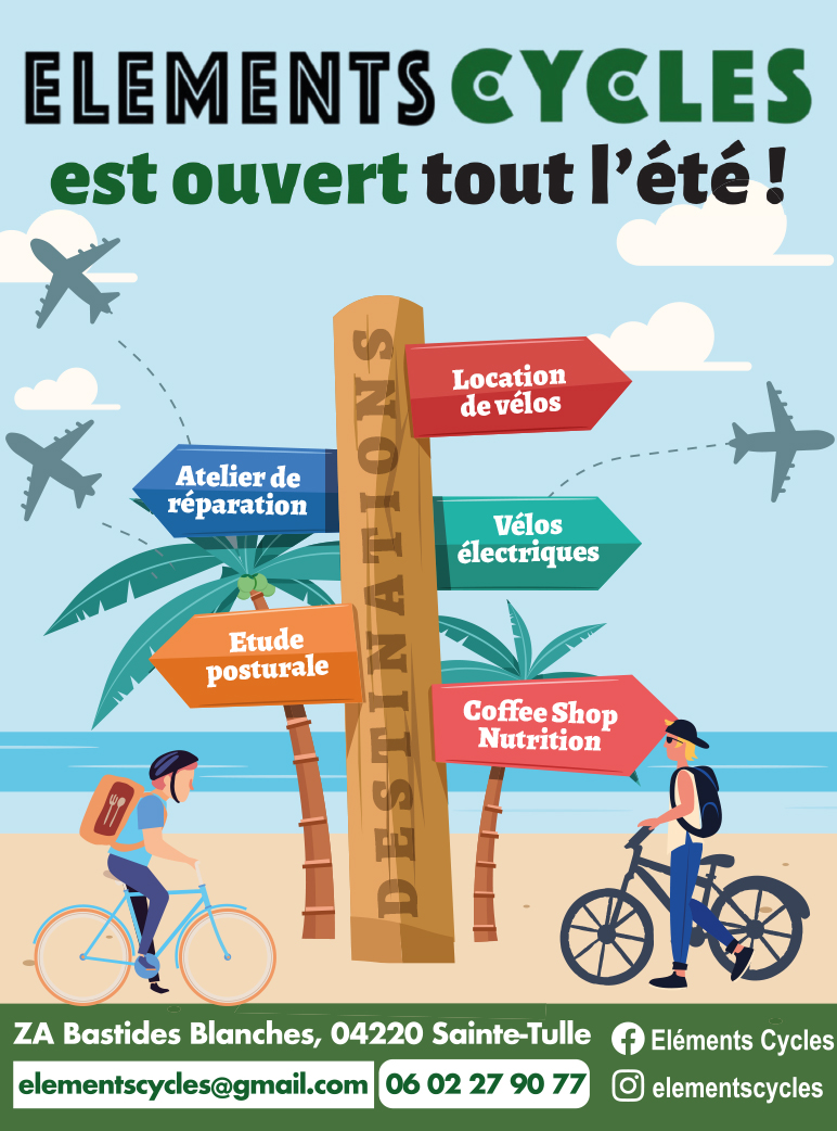 Cet été toutes les routes mènent chez Éléments Cycles ! Cet été toutes les routes mènent chez Éléments Cycles !
