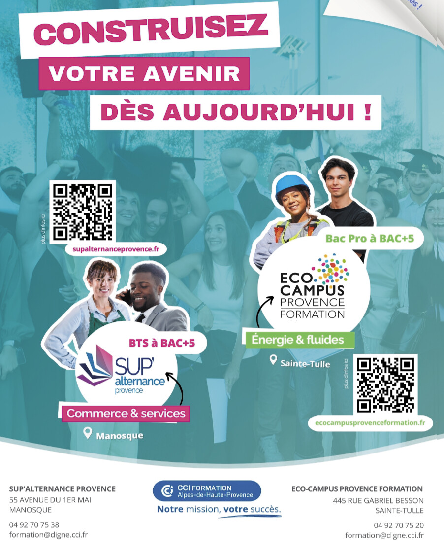 Deux écoles CCI, un objectif : construire votre avenir ! Deux écoles CCI, un objectif : construire votre avenir !