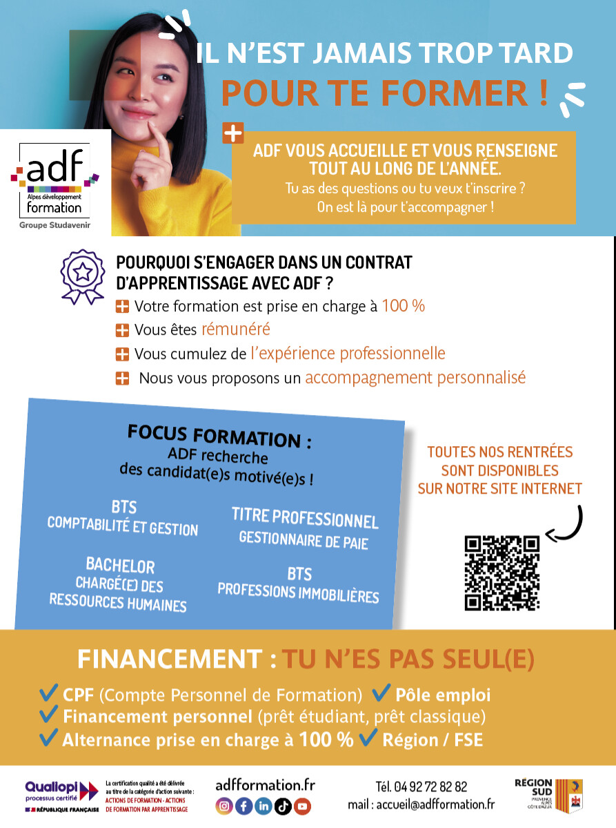 Il n’est jamais trop tard pour se former : construis ton avenir maintenant ! Il n’est jamais trop tard pour se former : construis ton avenir maintenant !