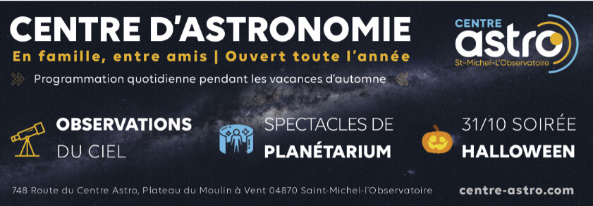 Un automne sous les étoiles avec le Centre Astro à  St-Michel-L'Observatoire