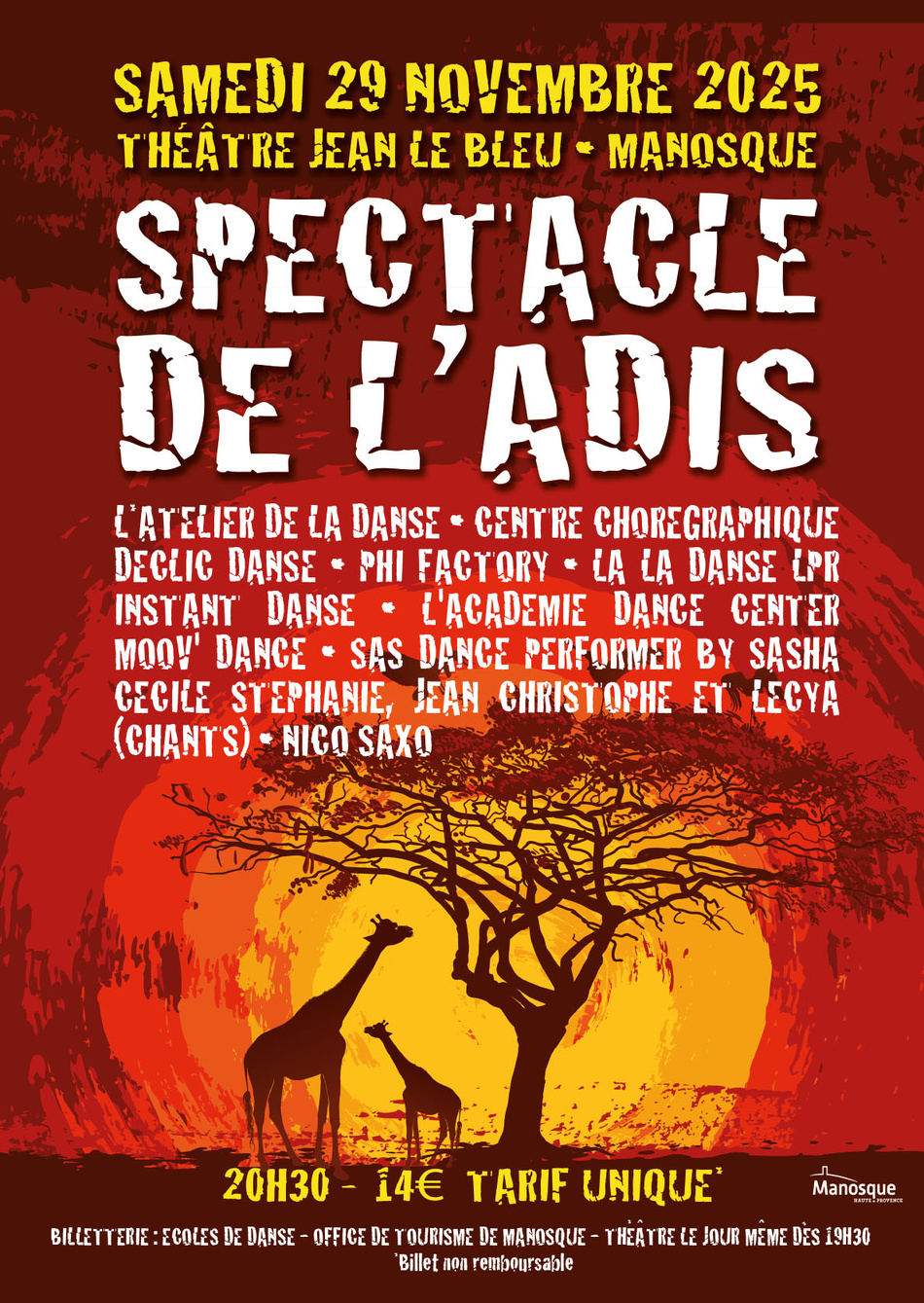 La danse unit les coeurs avec le spectacle de l’Adis le 29 novembre 2025