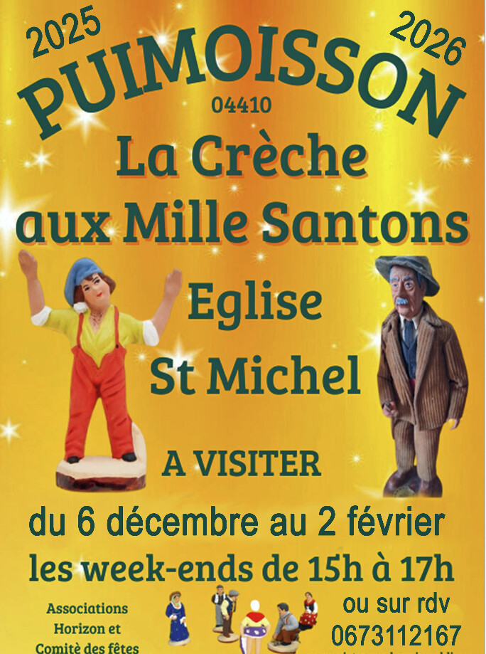 Samedi 6 décembre :  La magie de Noël  s’empare de Puimoisson
