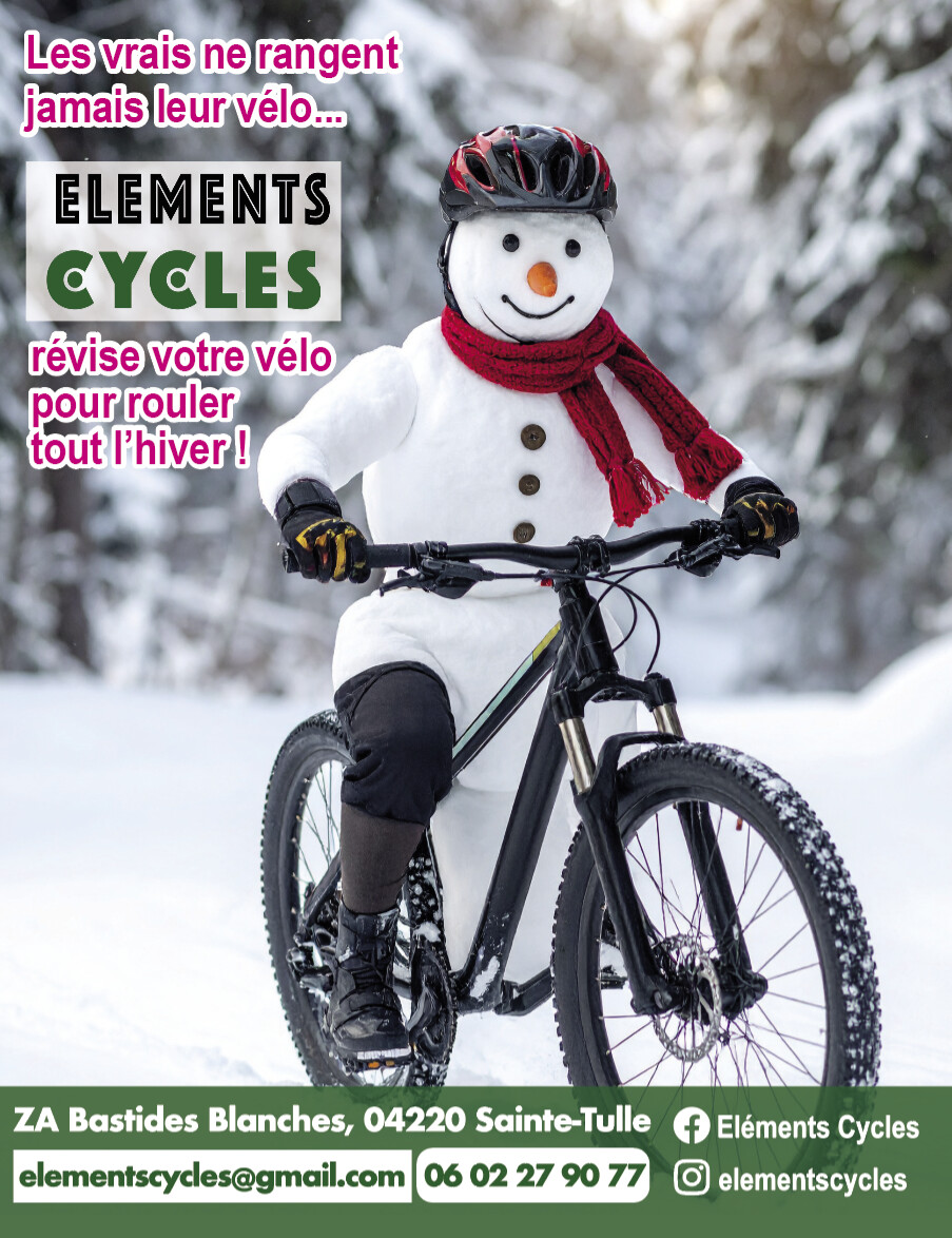 Préparez l’hiver  avec Éléments Cycles