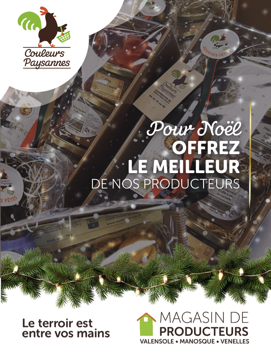 OFFREZ LE GOÛT DU VRAI POUR NOËL AVEC COULEURS PAYSANNES