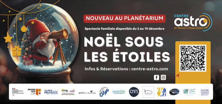 CENTRE D’ASTRONOMIE DE SAINT-MICHEL L’OBSERVATOIRE : Noël sous les étoiles...
