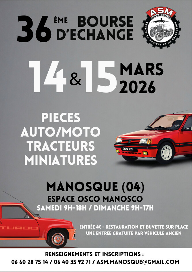 À Manosque, la passion  des belles mécaniques  fait son grand retour !