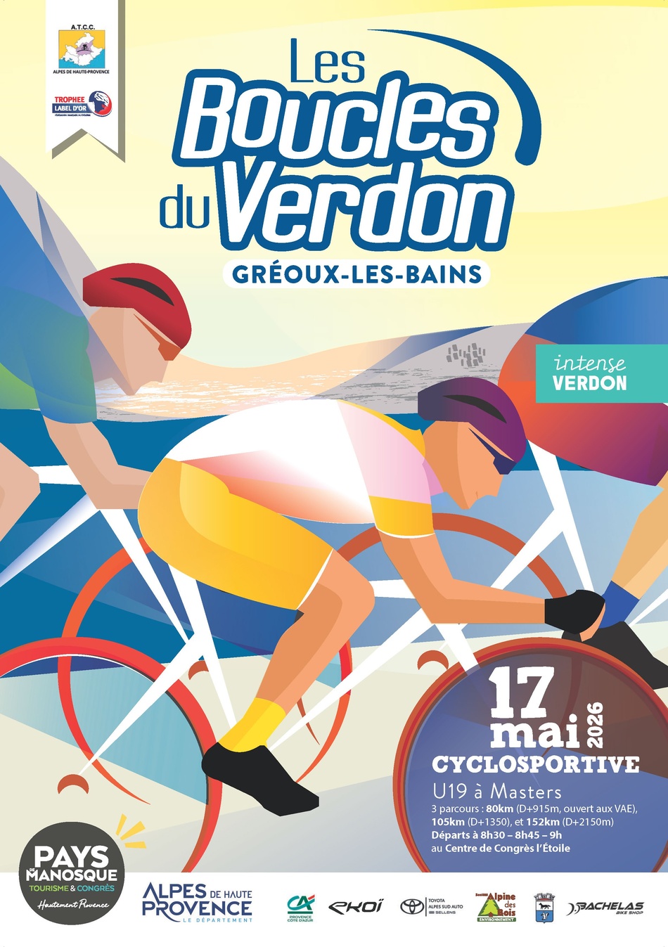 Les Boucles du Verdon 2026 : une 27e édition déjà lancée ! Les Boucles du Verdon 2026 : une 27e édition déjà lancée !