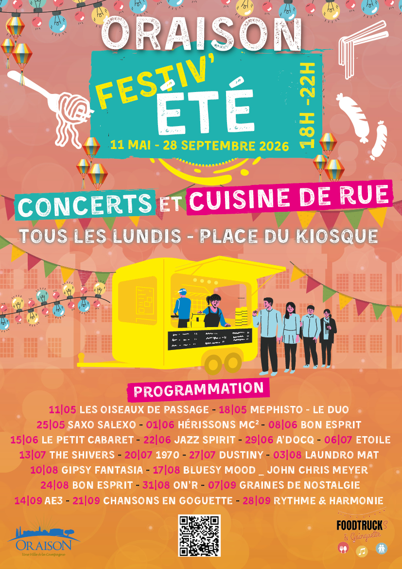Oraison : La saison est lancée ! Festiv’Été revient animer  les lundis soir à Oraison