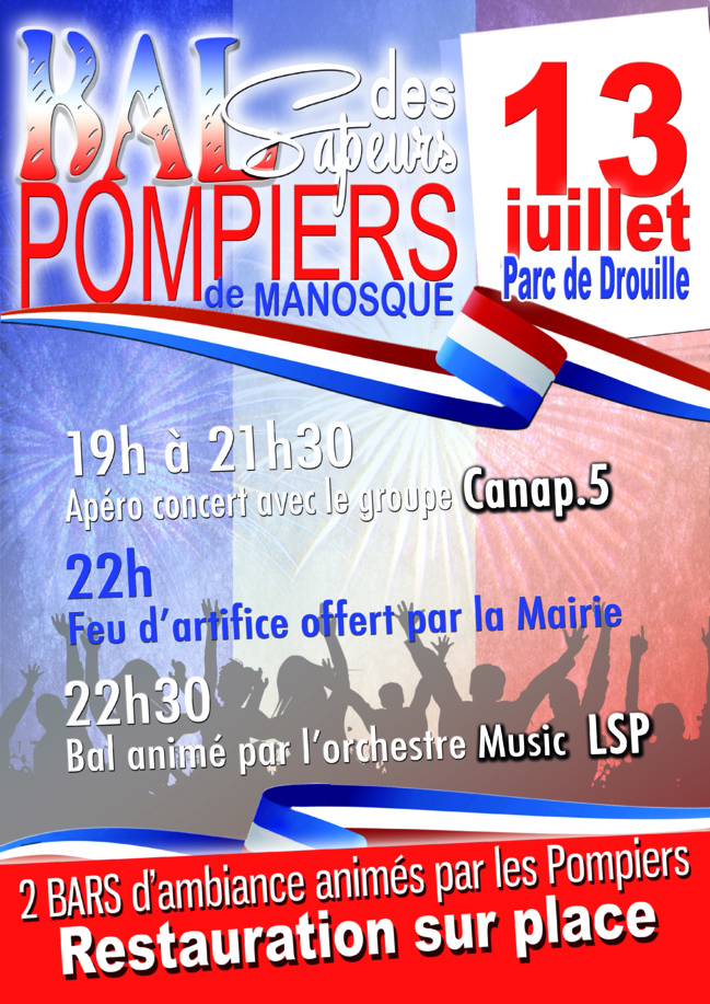 Les pompiers de Manosque font leur bal Les pompiers de Manosque font leur bal