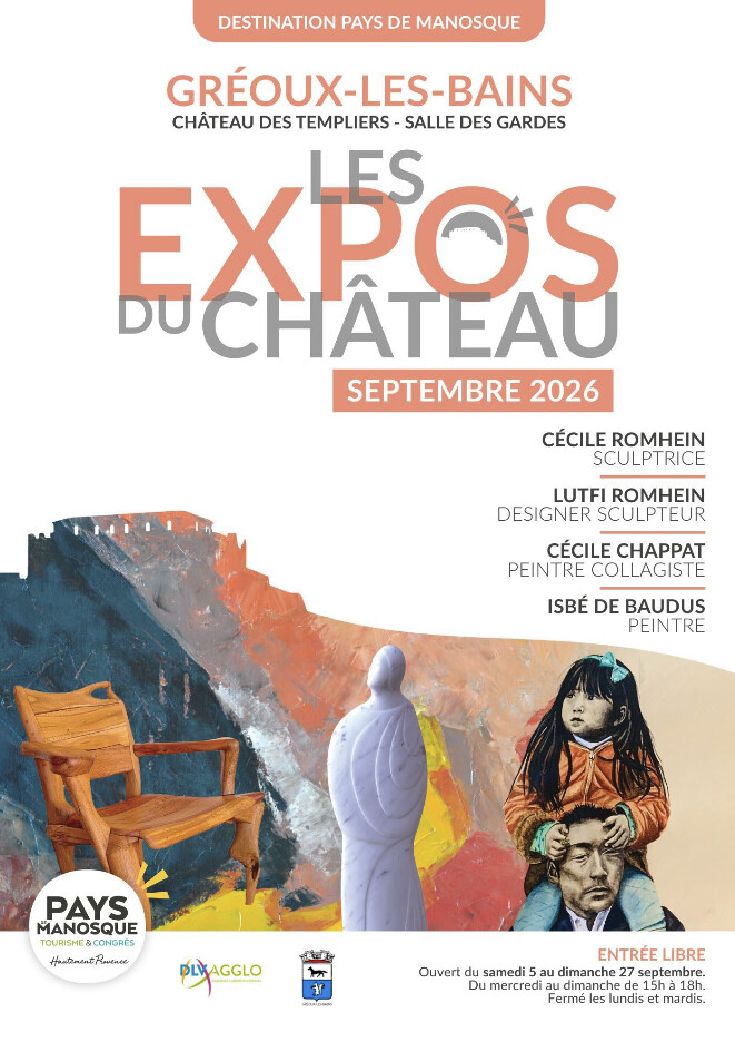 Sculptures, peintures, collages : quatre artistes à découvrir  à Gréoux-Les-Bains