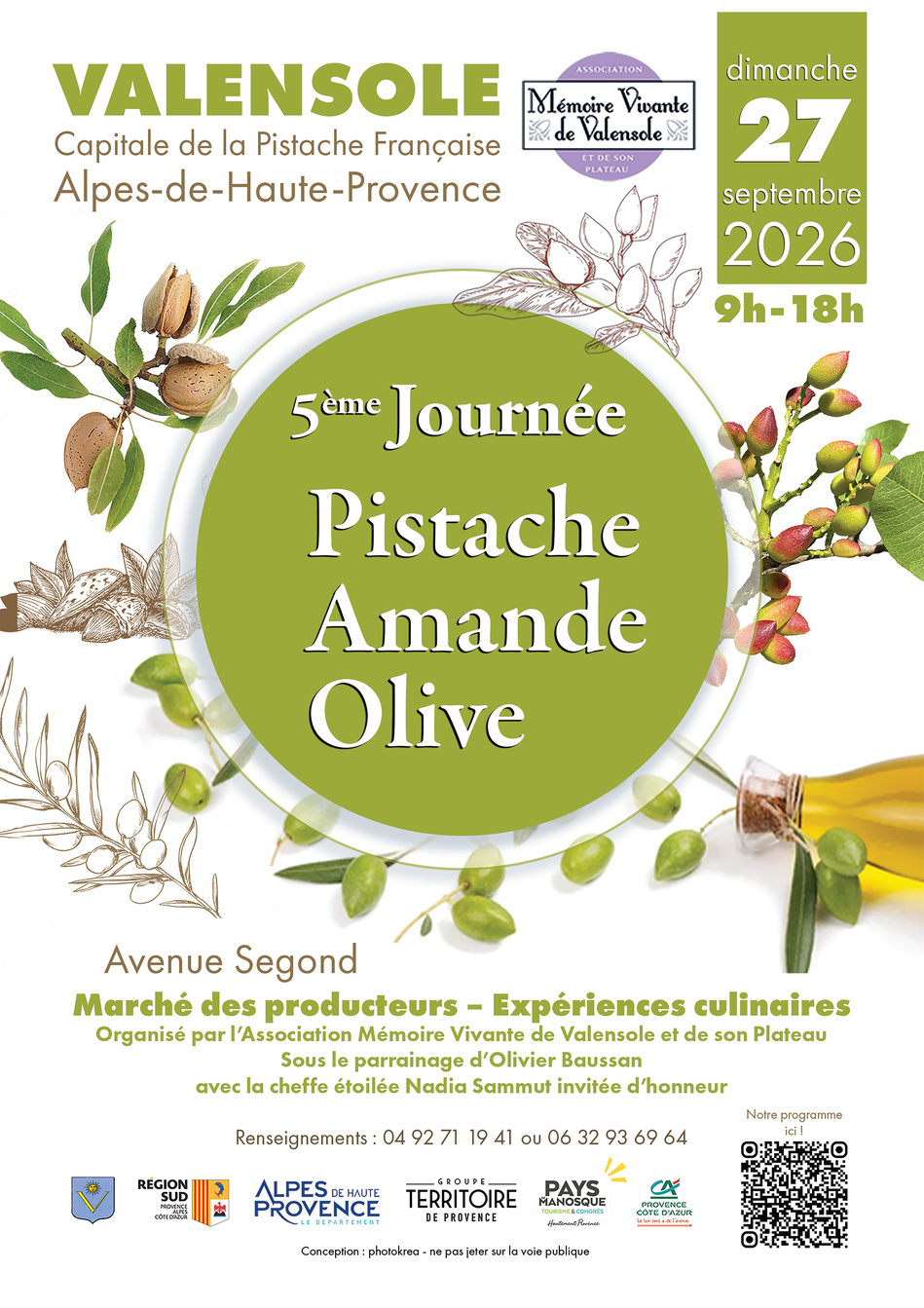 JOURNÉE DE LA PISTACHE, L'AMANDE ET DE L'OLIVE  5e EDITION À VALENSOLE