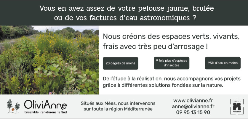 OliviAnne, spécialiste de la renaturation en milieu méditerranée
