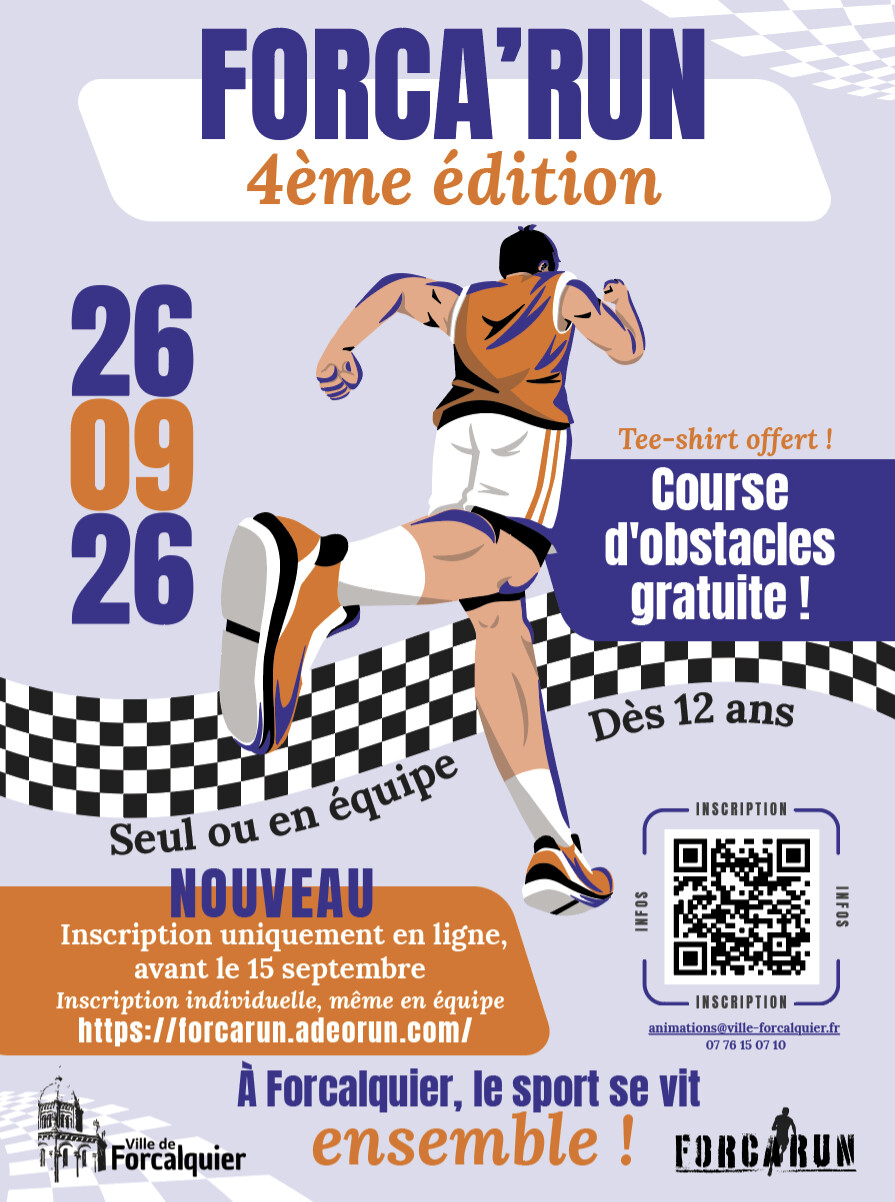 FORCA’RUN 2026 : LA COURSE QUI RASSEMBLE LES SPORTIFS… ET LES AUTRES !