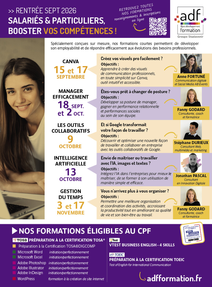 À ADF, commencer sa formation avant même d’avoir trouvé son  entreprise, c’est possible : on vous explique !