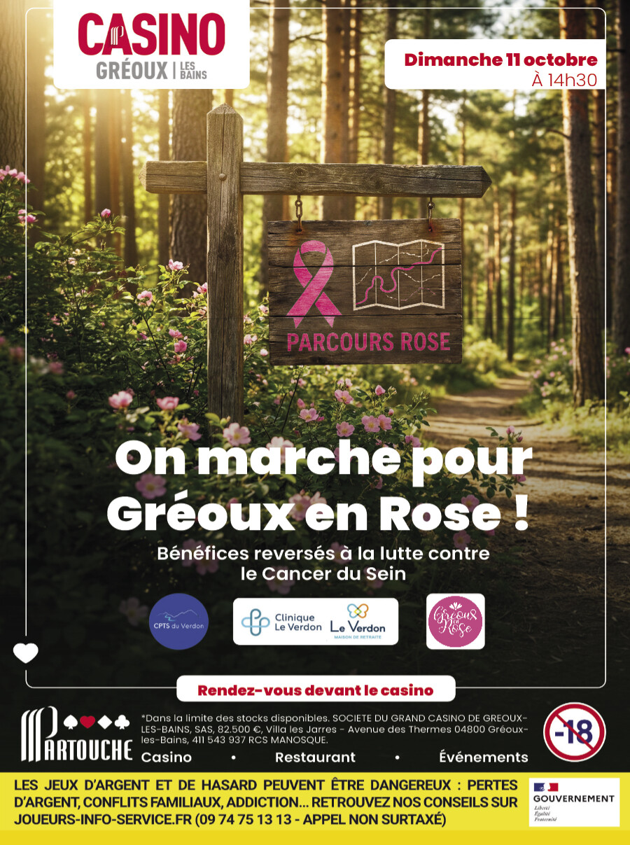 Octobre en fête  au Casino de Gréoux !