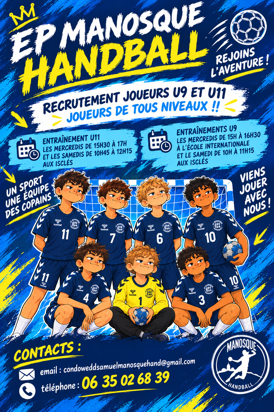 L’EP Manosque Handball lance sa saison sur tous les fronts !