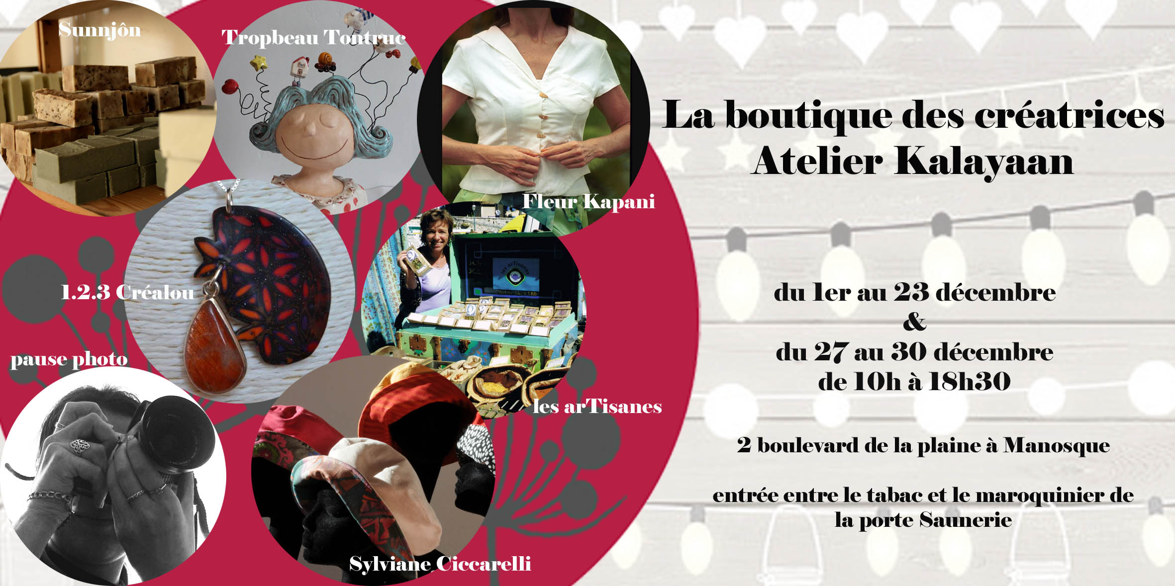 La Boutique des créatrices, atelier Kalayaan